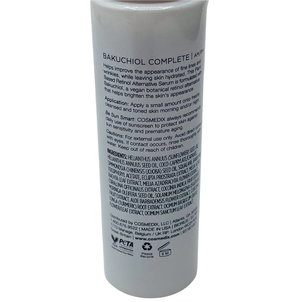 NEW Cosmedix Bakuchiol Complete Plant-Based Retinol Alternative Serum * - Picture 12 of 14